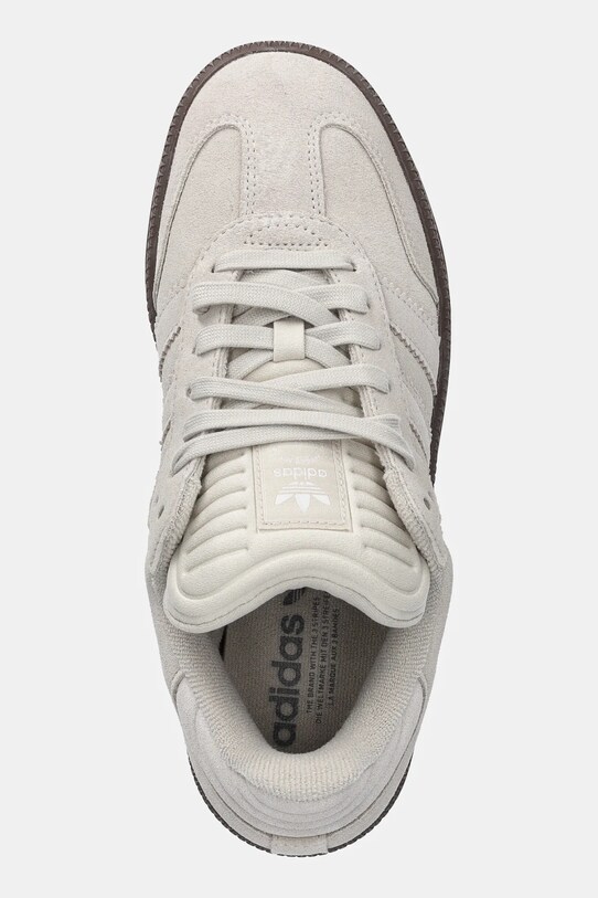 Замшеві кросівки adidas Originals Samba XLG бежевий JI3186