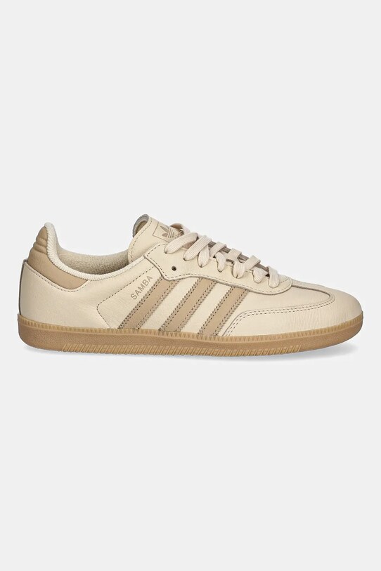 Кожаные кроссовки adidas Originals Samba OG JI3208 бежевый SS25