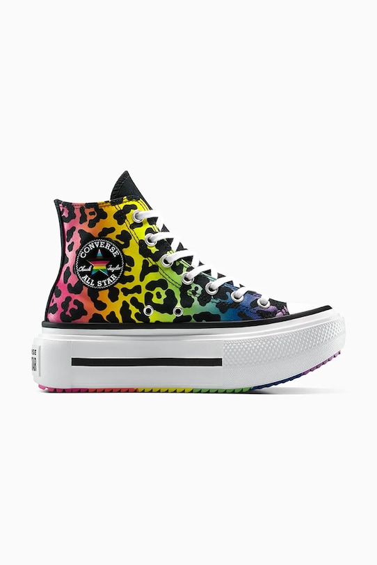 Converse sportcipő Chuck Taylor All Star Lift Double Stack Pride platformos többszínű A15782C