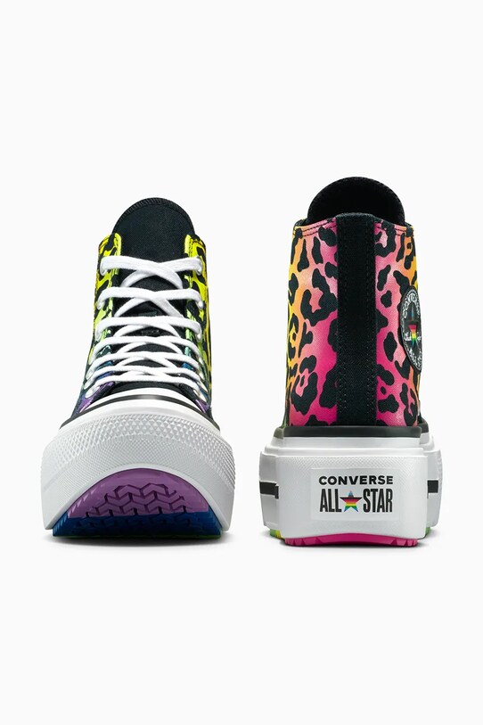 Cipők Converse sportcipő Chuck Taylor All Star Lift Double Stack Pride A15782C többszínű