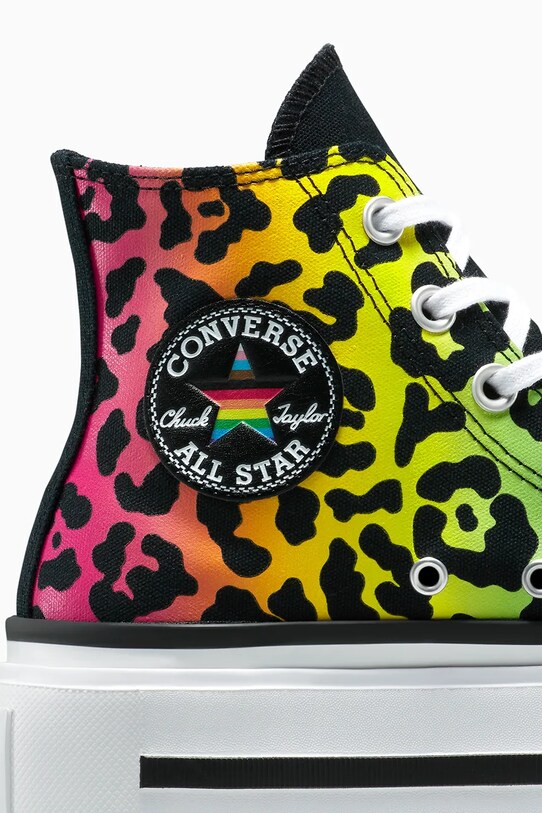 Converse sportcipő Chuck Taylor All Star Lift Double Stack Pride A15782C többszínű