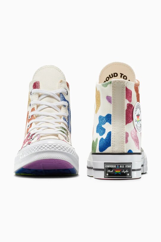 Obuwie Converse trampki Chuck 70 Pride A15781C biały