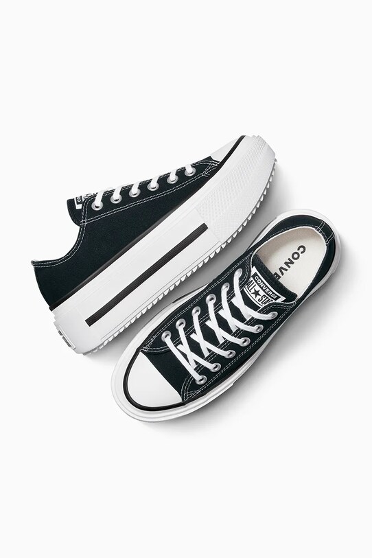 Converse sportcipő Chuck Taylor All Star Lift Double Stack A15490C fekete