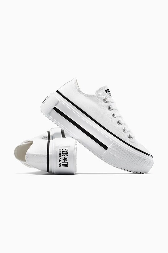 Converse sportcipő Chuck Taylor All Star Lift Double Stack fehér A15491C
