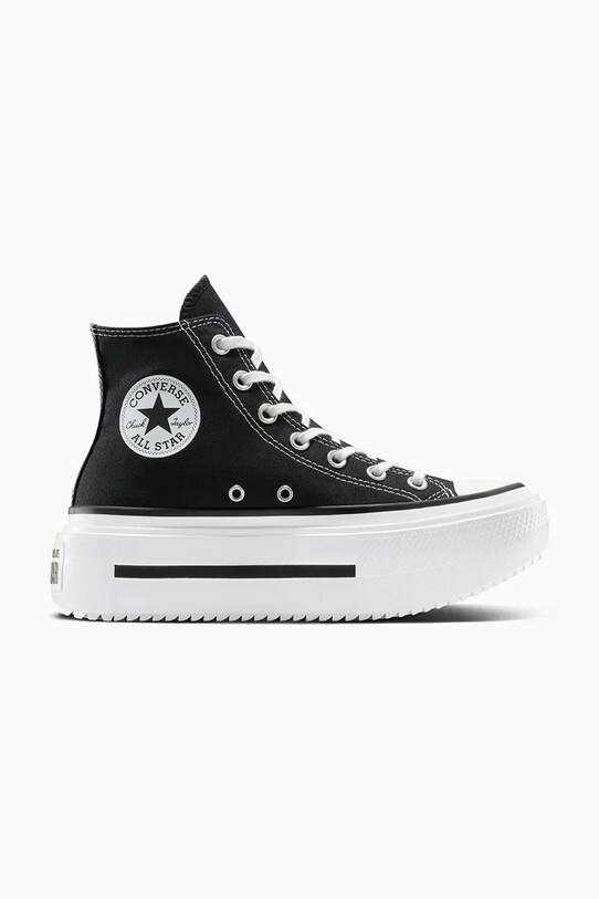 Converse sportcipő Chuck Taylor All Star Lift Double Stack platformos fekete A12975C