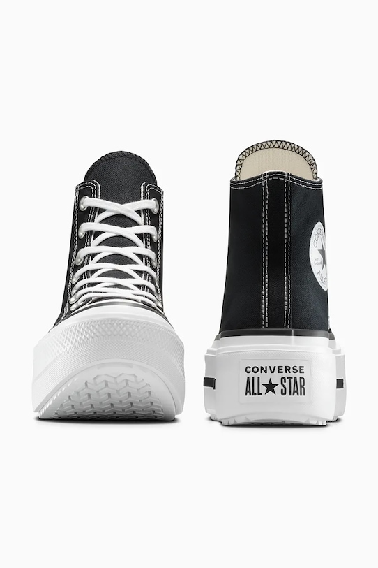Încălțăminte Converse teniși Chuck Taylor All Star Lift Double Stack A12975C negru