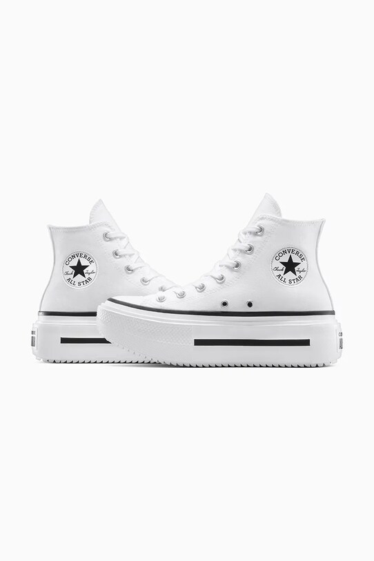 Converse sportcipő Chuck Taylor All Star Lift Double Stack fehér A12976C