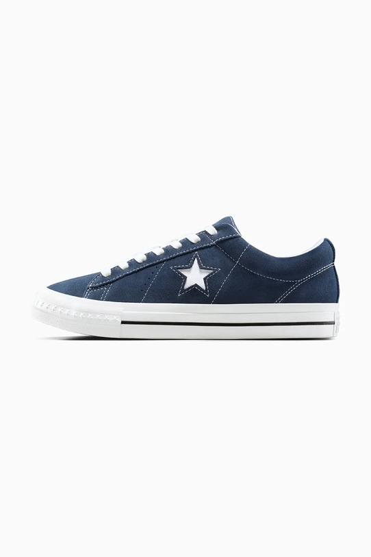 Converse suede plimsolls One Star 95 navy A15097C