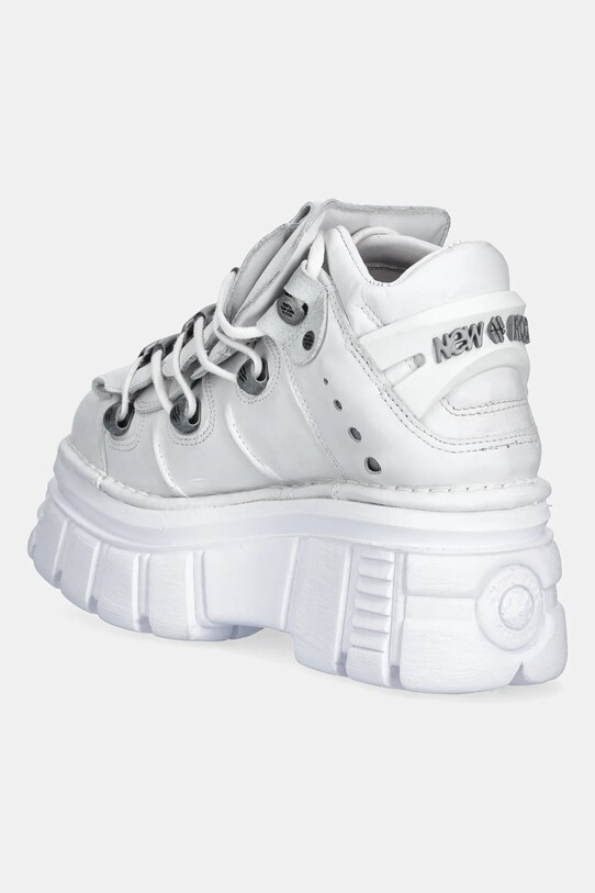 Shoes New Rock leather sneakers Napa Blanca, Tower Blanco E14 + Lateral M.106.S53 white