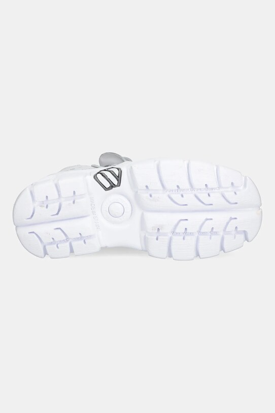 New Rock leather sneakers Napa Blanca, Tower Blanco E14 + Lateral M.106.S53 white