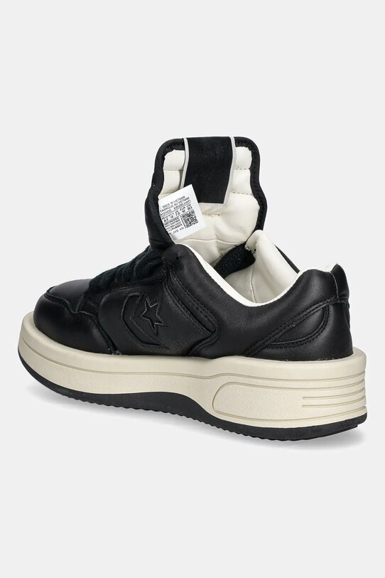 Obuwie Rick Owens DRKSHDW sneakersy skórzane x Converse TURBOWPN OX DC01EX063.A12R0 czarny