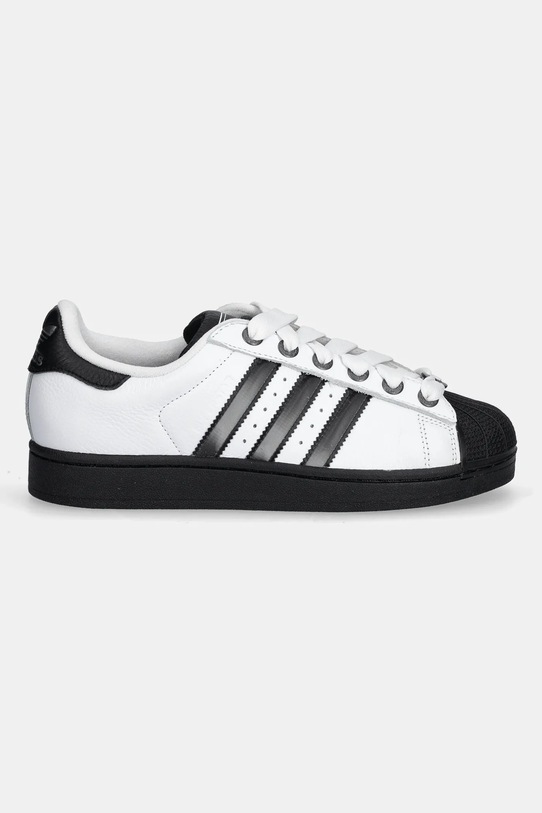 Δερμάτινα αθλητικά παπούτσια adidas Originals Superstar II JQ3208 λευκό AW25