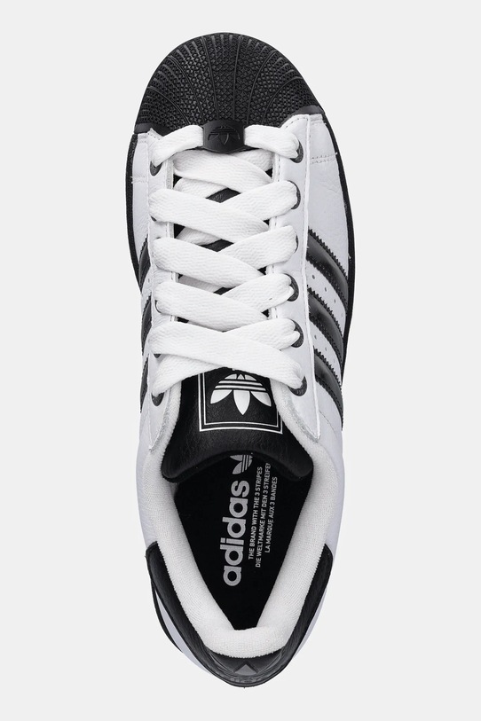 Δερμάτινα αθλητικά παπούτσια adidas Originals Superstar II λευκό JQ3208