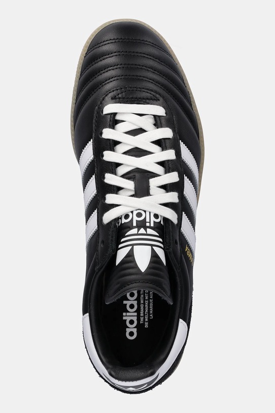 Usnjene superge adidas Originals Samba JP črna JQ9056