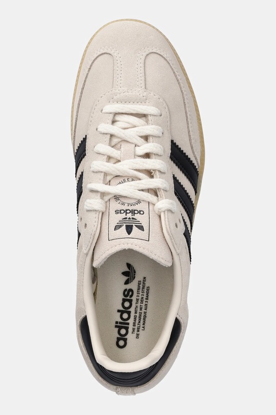 Σουέτ αθλητικά παπούτσια adidas Originals Samba OG μπεζ JR2014
