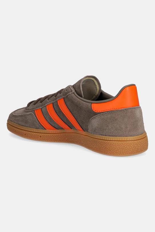 Încălțăminte adidas Originals sneakers din piele întoarsă Handball Spezial JR3846 maro