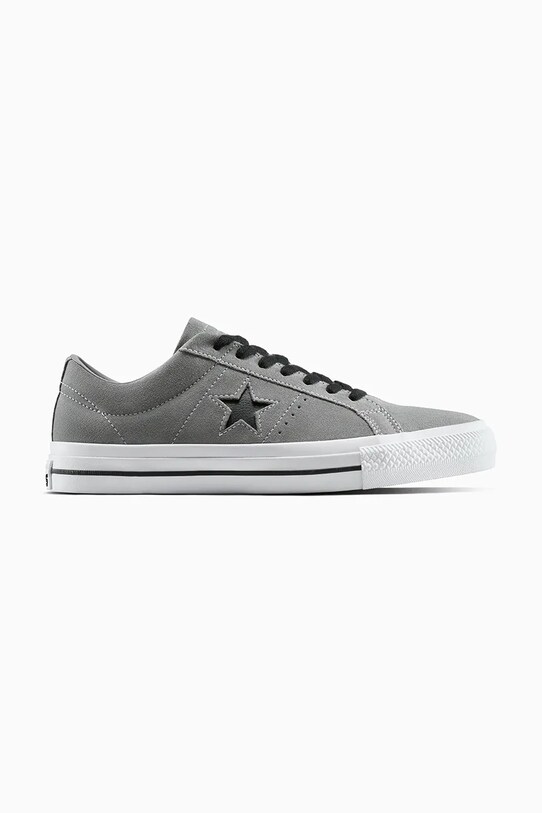 Converse trampki zamszowe One Star Pro tekstylny szary A11923C