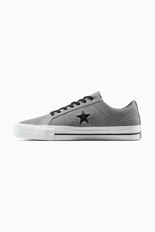 Converse trampki zamszowe One Star Pro A11923C szary