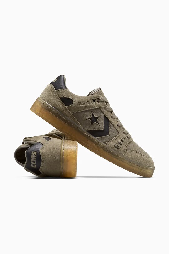 Converse sneakers din piele întoarsă Cons As-1 Pro Leather Gum Sole maro A11920C