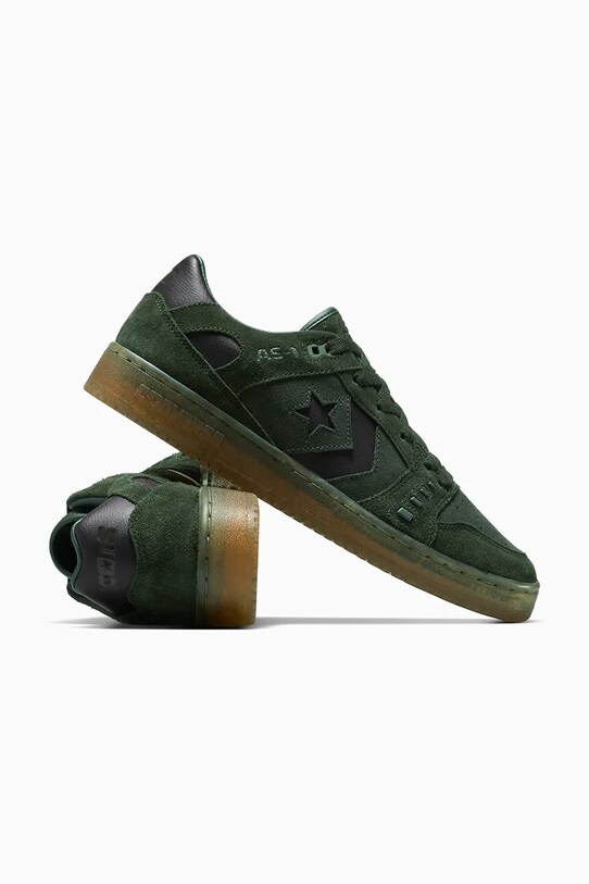 Converse sneakersy zamszowe Cons As-1 Pro Suede Gum Sole zielony A11921C