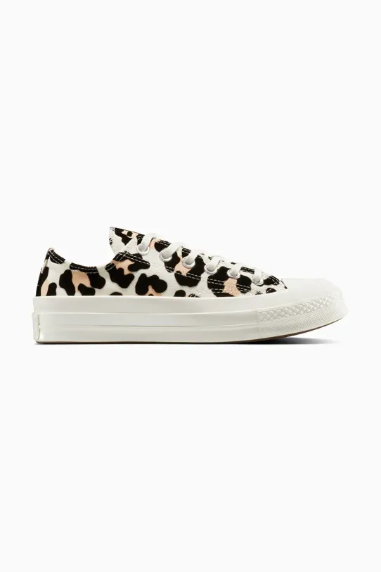 Кеди Converse Chuck 70 Leopard пласка бежевий A14946C
