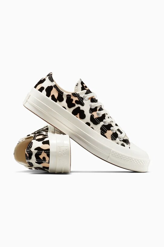 Кеди Converse Chuck 70 Leopard бежевий A14946C