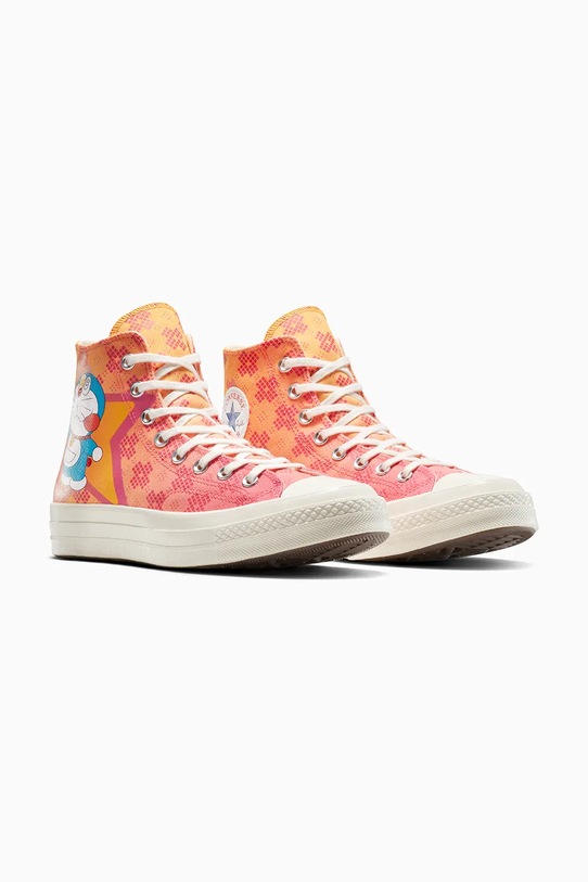 Converse trampki Converse x Doraemon Chuck 70 A15790C pomarańczowy SS25