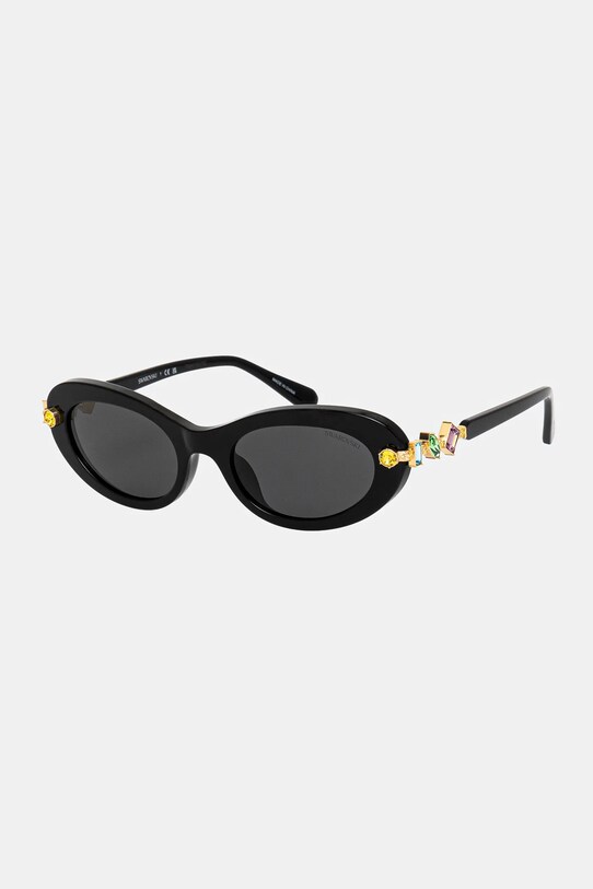 Swarovski ochelari de soare GEMA rotund negru 5724507