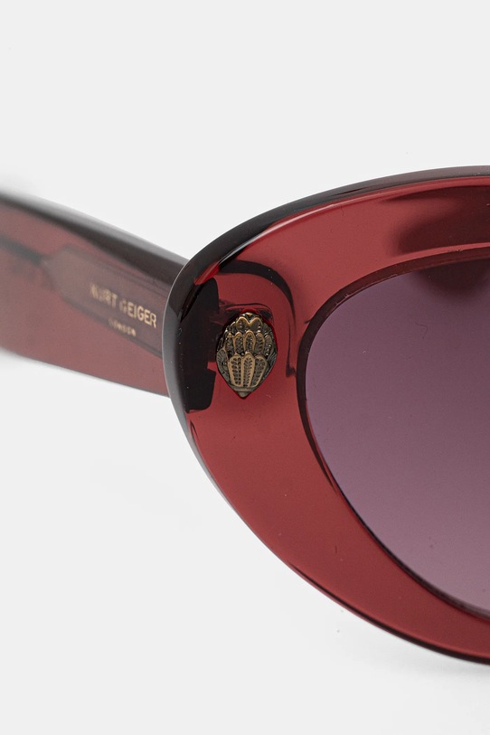 Akcesoria Kurt Geiger London okulary przeciwsłoneczne SHOREDITCH 4041050679 czerwony