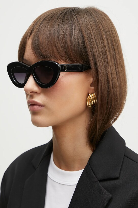 Slnečné okuliare Anine Bing Alba Sunglasses A.12.10604 čierna SS25