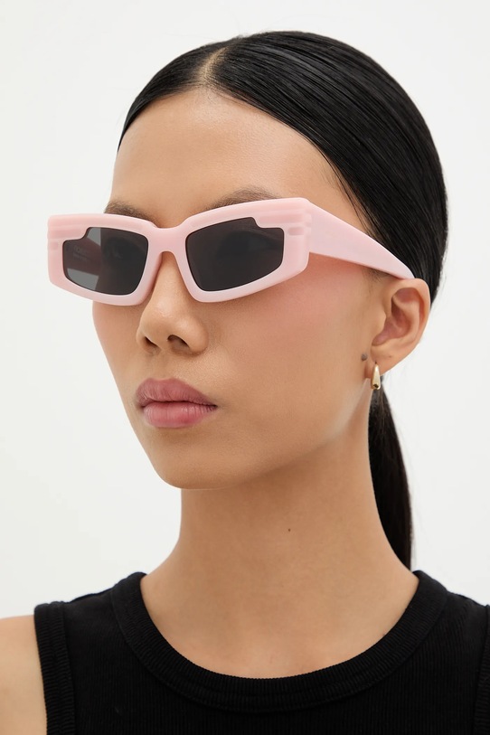 Солнцезащитные очки Fiorucci Rectangular Wing прямоугольные розовый U01FPASU134AC03PN02