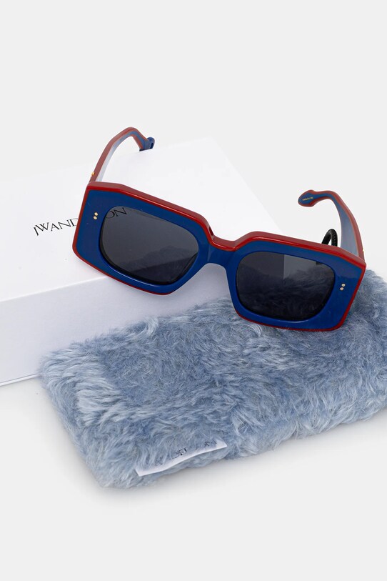 JW Anderson okulary przeciwsłoneczne Jwa01 Bumper niebieski EW0001.FA0426.807