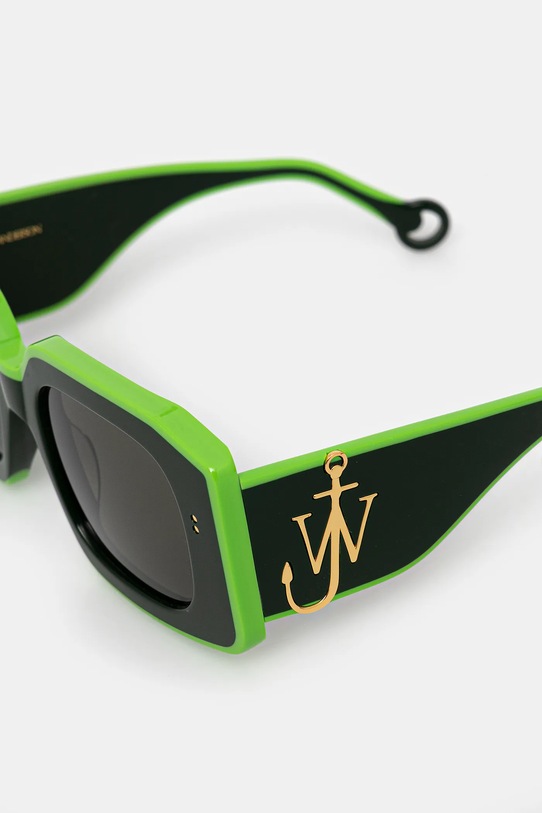 Akcesoria JW Anderson okulary przeciwsłoneczne Jwa01 Bumper EW0003.FA0426.575 zielony