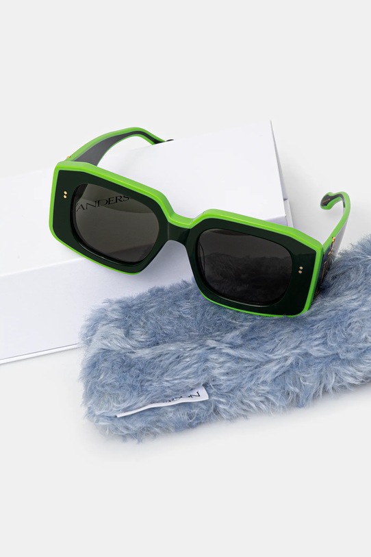 JW Anderson okulary przeciwsłoneczne Jwa01 Bumper zielony EW0003.FA0426.575