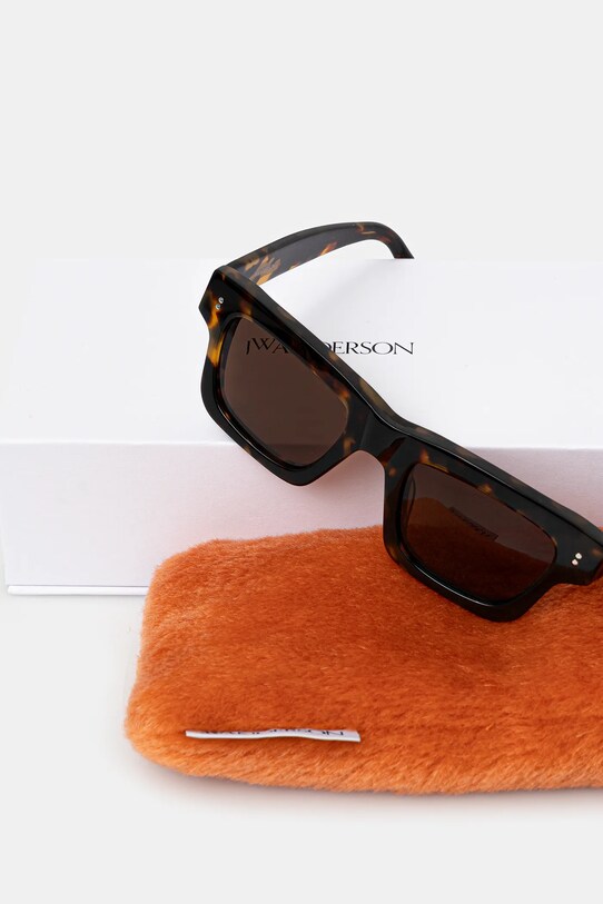 JW Anderson occhiali da sole Jwa02 Rectangle marrone EW0004.FA0426.685