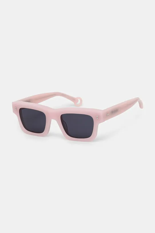 JW Anderson sunglasses Jwa02 Rectangle solid pink EW0005.FA0426.300