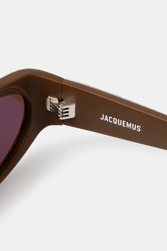 Akcesoria Jacquemus okulary przeciwsłoneczne OVALO JAC4C11SUN brązowy