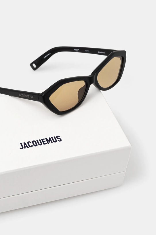 Jacquemus okulary przeciwsłoneczne BAMBINO czarny JAC42C6SUN