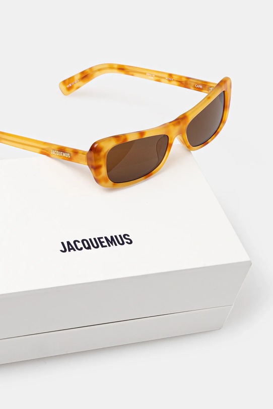 Jacquemus okulary przeciwsłoneczne CAPRI beżowy JAC55C9SUN