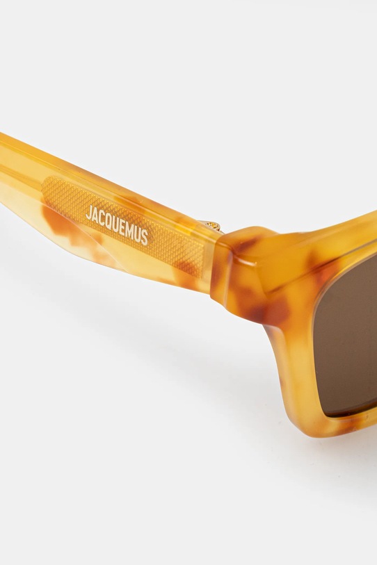 Akcesoria Jacquemus okulary przeciwsłoneczne CARRE JAC109C4SUN brązowy