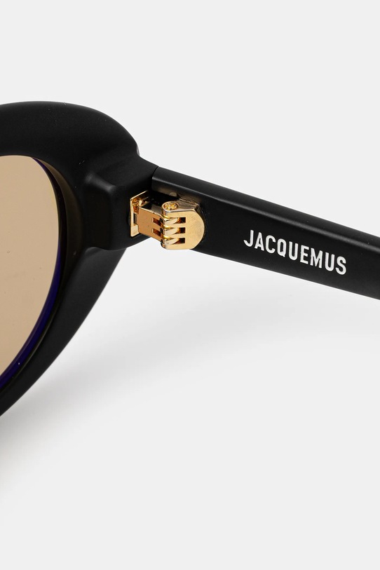 Jacquemus okulary przeciwsłoneczne ROND czarny JAC107C4SUN