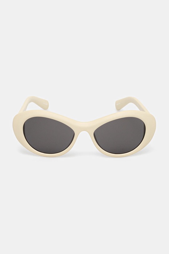 Jacquemus okulary przeciwsłoneczne ROND JAC107C2SUN beżowy SS25
