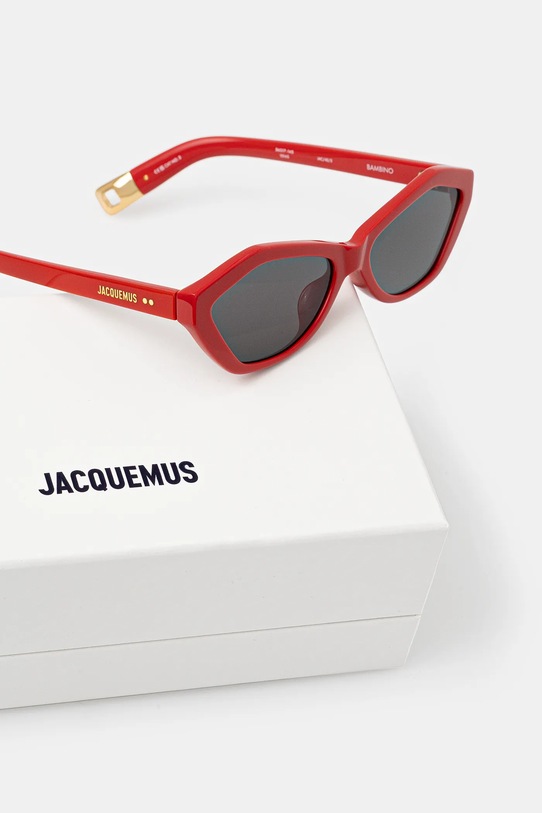 Jacquemus okulary przeciwsłoneczne BAMBINO czerwony JAC42C2SUN