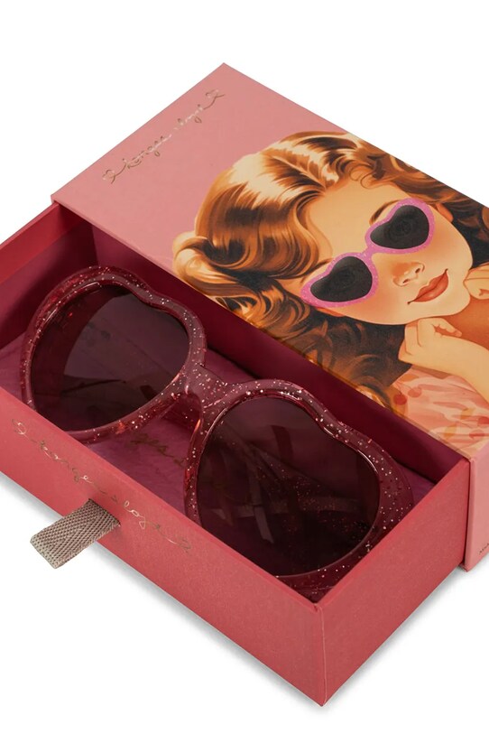 DÍVKA Brýle Konges Sløjd SUNGLASSES JUNIOR HEART KS103280 růžová