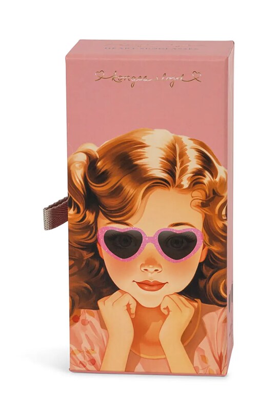 Očala Konges Sløjd SUNGLASSES JUNIOR HEART roza KS103280