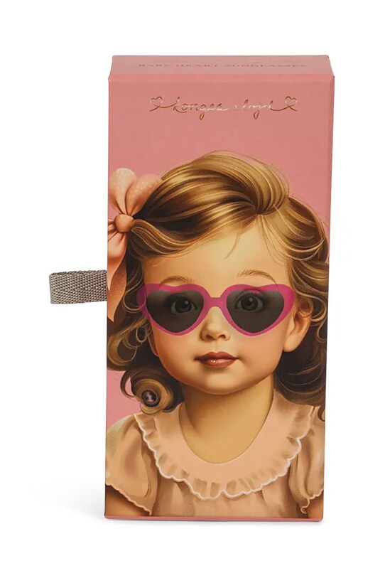 Konges Sløjd ochelari SUNGLASSES BABY HEART roz KS103306