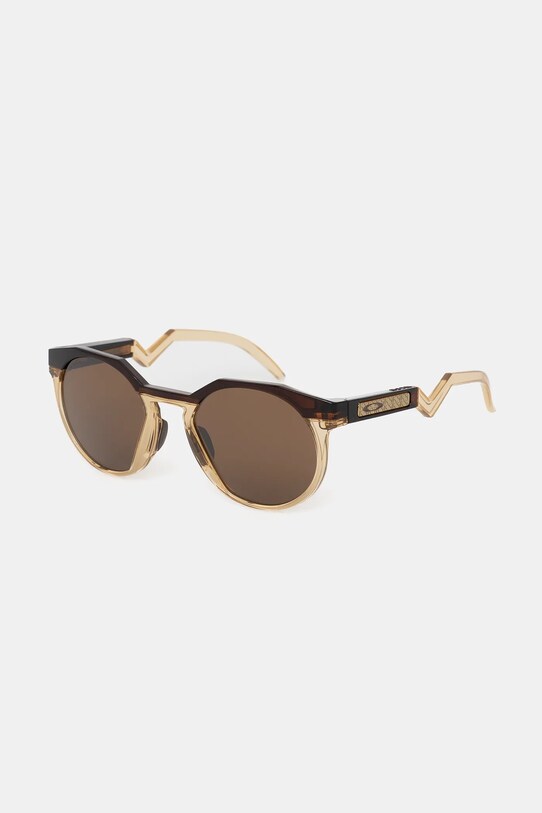 Oakley okulary przeciwsłoneczne jednolita brązowy OO9242.0752