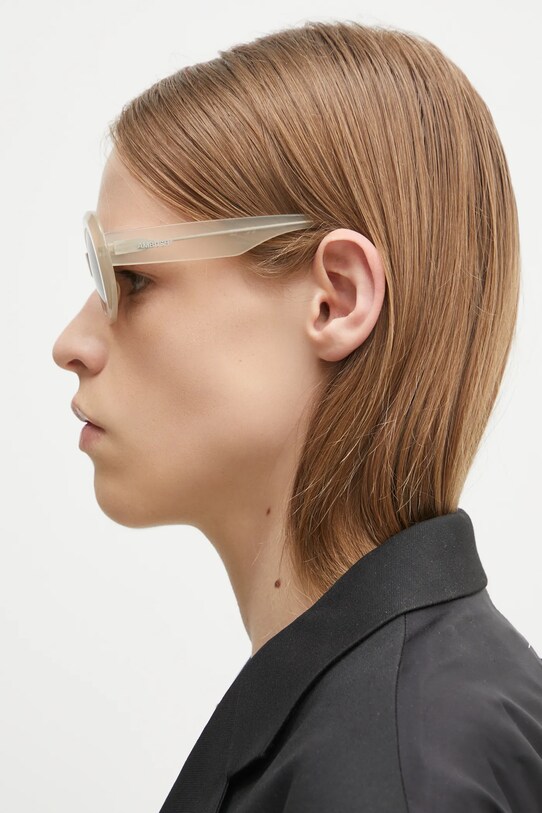 AMBUSH ochelari de soare Kurt Sunglasses 12115064 bej SS25