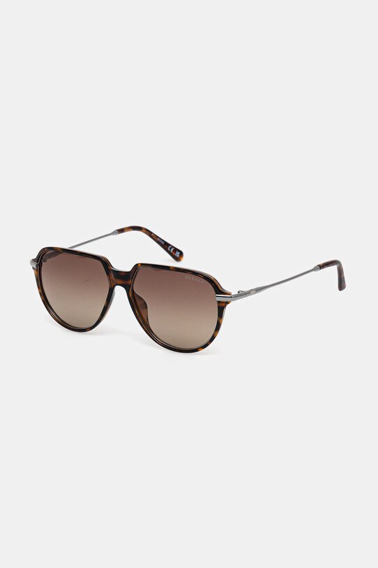 Guess okulary przeciwsłoneczne pilotki brązowy GU00067.52H