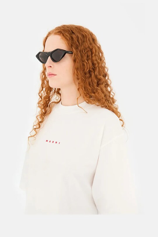 Marni okulary przeciwsłoneczne Tikbarri EYMRN00100.001.P86 czarny SS25